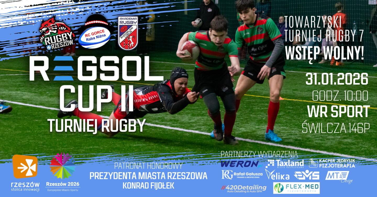 Druga edycja REGSOL CUP nadchodzi! Młodzieżowe rugby opanuje Świlczę